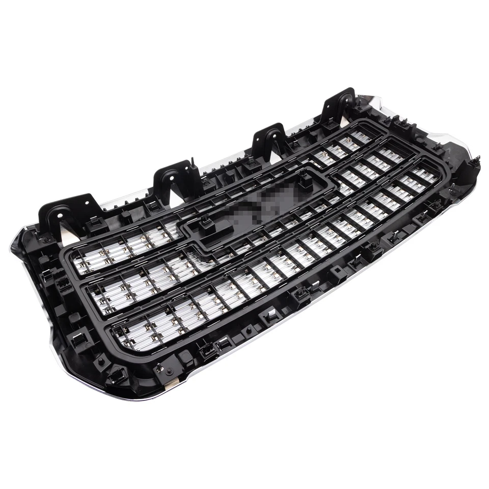Chrome Front Grille ABS Grill W/ Snap For GMC Sierra 2500HD 3500HD 2015-2019 - Изображение 3 из 4