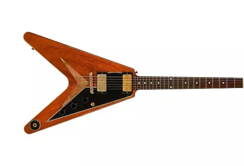 Customizable 59 Flying V Electric Guitar Anniversary Natural Fast Shipping KFC