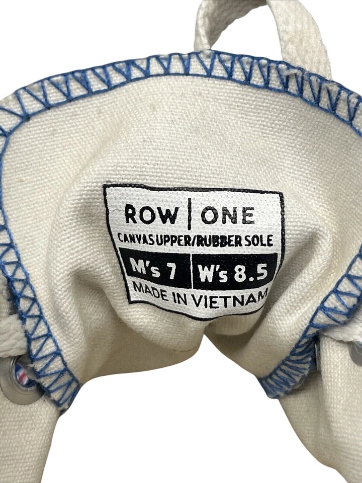 Chicago Cubs MLB Unisex M7 W8.5 Zapatos de Lona Parte Superior Baja Estampado Repetitivo Foto 3 de 4