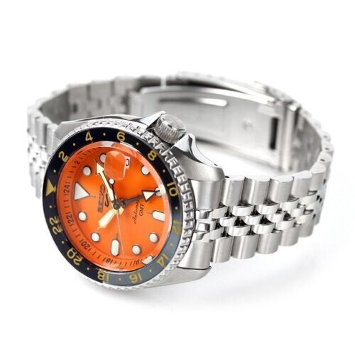 SEIKO SSK005KC 5 Sports SKX Sports Style GMT Mechanical Automatic 