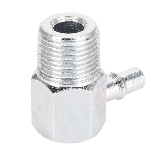 Intake Manifold Vacuum Fitting 90° 3/8NPT-1/4 Hose Nipple Car Modification 4535Z - Picture 2 of 8