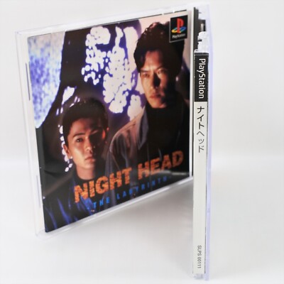 NIGHT HEAD The Labyrinth with Sticker PS1 Playstation For JP