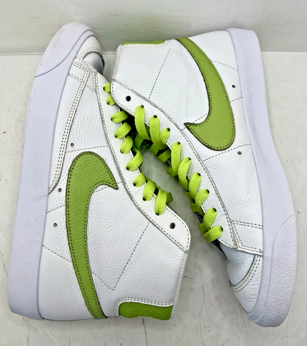 Nike Blazer Mid 1977 Vintage Whit/ Green Sneakers D07433-900 Men’s Size 9 - Picture 8 of 11