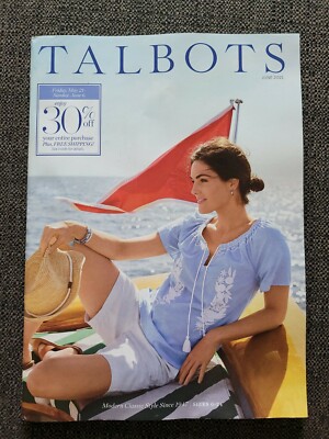 TALBOTS Catalog June 2021 Hilary Rhoda NIKI Taylor Eugenia Silva Mini Anden