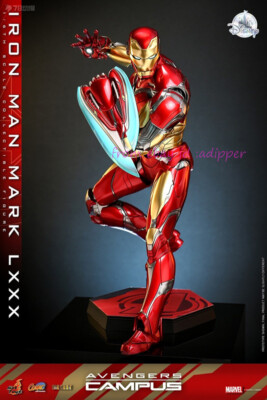 Perfect Hot Toys Cms018d60 1/6 Avengers Campus Iron Man Mark Lxxx