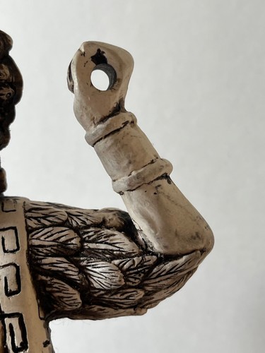 Statua guerriero azteco - decorazione messicana preispanica - guerriero aquila - resina 12" - Foto 9 di 13