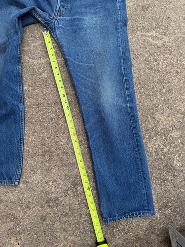 Vintage 80s Levis 501 Blue Button fly Denim Made in USA Jeans Actual 31x29 - Picture 9 of 10