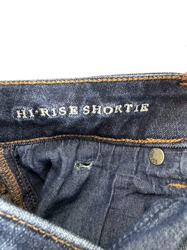 American Eagle Shorts Sz 6 Hi Rise Shortie Next Level Stretch Distressed Cut Off - Picture 7 of 12