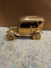 Brass Ford Model T Vintage Car Figurine