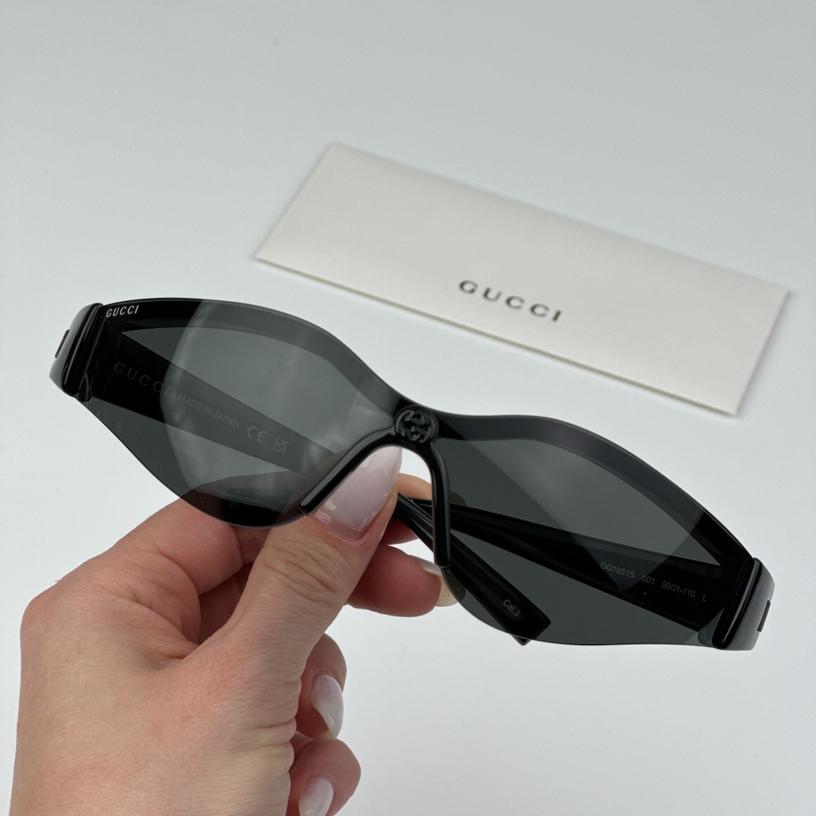最終値下 GUCCI sunglasses vintage GG3116 BLK Gucci Women Sunglasses Black Grey Mask GG1651S 001 NEW | eBay