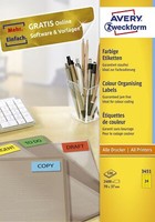 Avery Zweckform® 3451 3451 Etiketten - 70 X 37 Mm, Gelb, 2.400 Etiketten/100 Bla