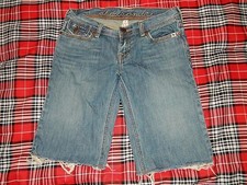 Girl's Abercrombie Denim Distressed Shorts Size 16
