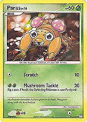 Pokemon Mysterious Treasures- Paras Card 92/123
