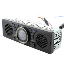 1 Din Car Radio Stereo In-dash Mp3 Player Bluetooth Built-in 2 Speaker Aux Tf Fm