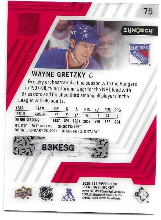 2020-21 UD Synergy Base Red Parallel Scratched Bounty Code "You Pick from list" - Image 2 of 2