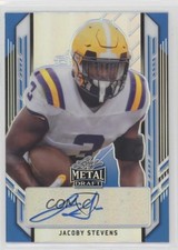 2021 Leaf Metal Draft Portrait Blue Rainbow 34/35 JaCoby Stevens Auto 4a7
