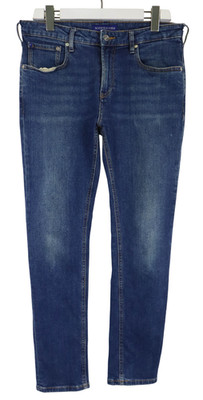 SCOTCH & SODA Skim Jeans Men's W33/L30 Fade Effect Whiskers Zip Fly Stretch Slim