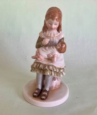 Royal Osborne Childhood Memories 'Feeding Time' Porcelain Figure