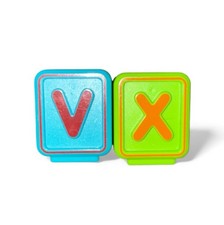 Vtech Alphabet Blocks 2- V X - Sit to Stand Train Replacements Xylophone Van