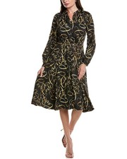 T Tahari Love-Letter Print Dress Women's