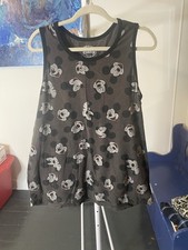 Disney Mickey Mouse print cotton tank top. Women  s XL