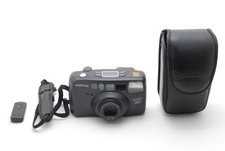  MINT Pentax Espio 140 Black Point  Shoot Film Camera 38-140mm Zoom from JAPAN