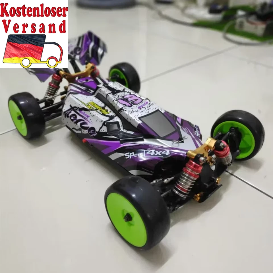 RC 9071-6018 Slick Racing Tires& Wheel Sets for HSP HPI 1/10 1:10 Touring Car - Bild 3 von 4