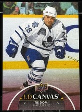 Tie Domi 2021-22 Upper Deck Series 2 UD Canvas Retired Stars #C242 Maple Leafs