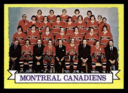 1973 Topps Montreal Canadiens Team #100 EX Montreal Canadiens - Picture 1 of 2