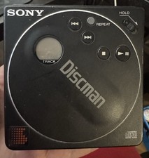 RARE - Sony D-88 Portable Discman CD Player AS IS - spins - no audio