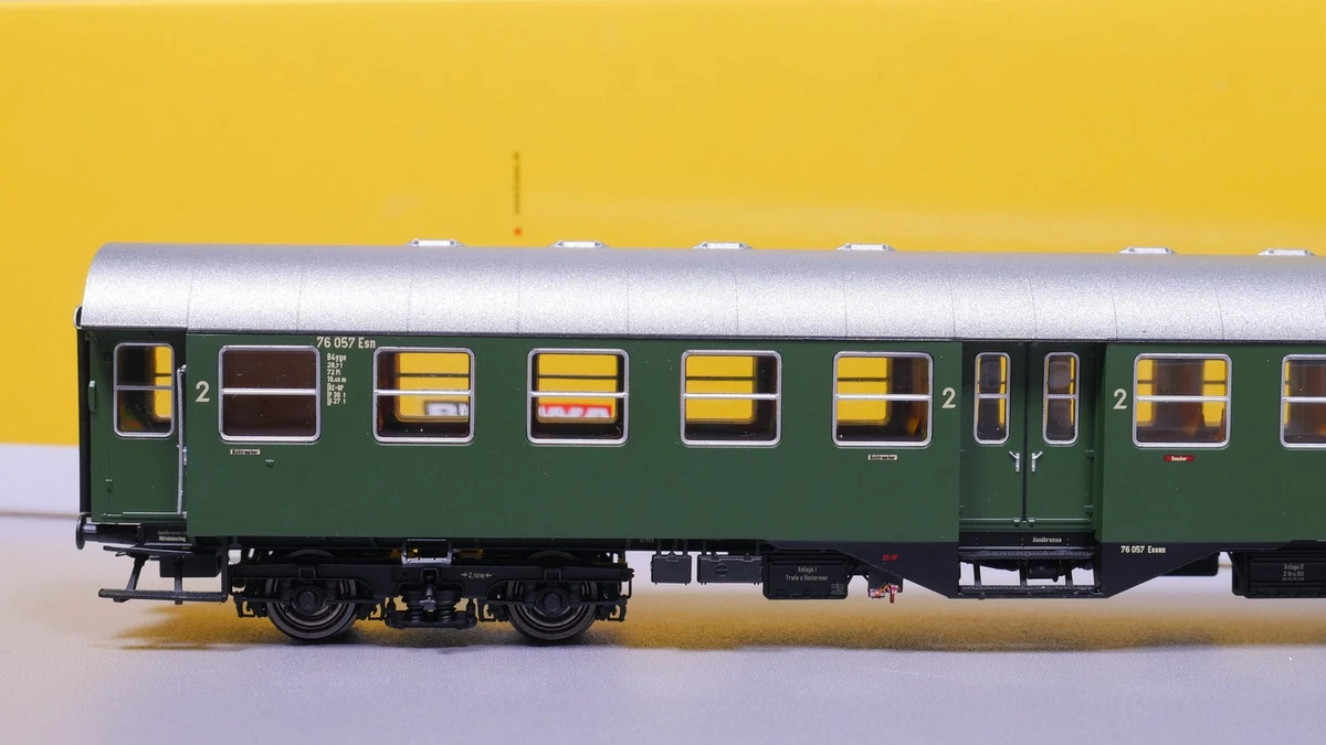H0 DC Brawa 46060 Umbauwagen 2. Kl. B4yge 76 057 Esn DB OVP #ST_481