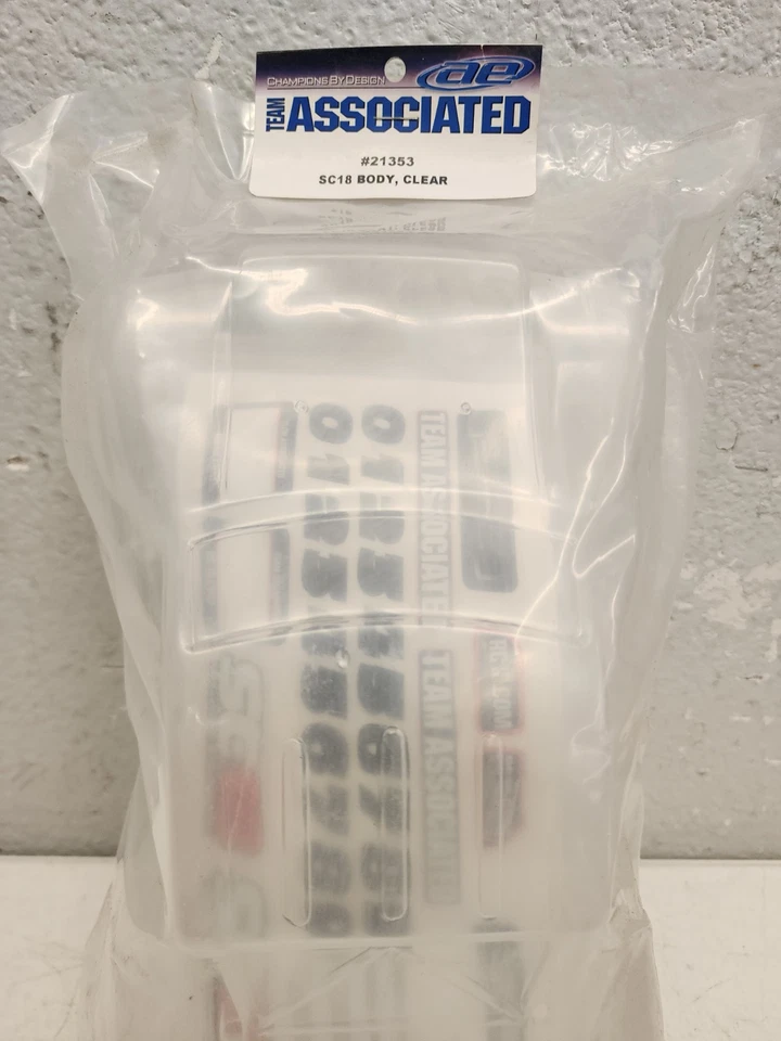 (2) Team Associated SC18 1/18 RC 4WD Short Course Truck Body-Shell 21353 New - Image 4 of 4