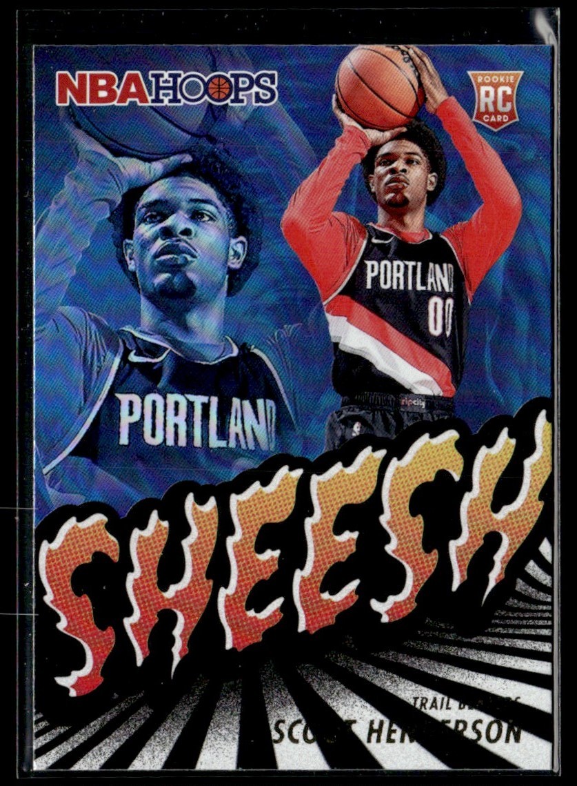 SCOOT HENDERSON RC 2023-24 HOOPS SHEESH HOLO #11 PARALLEL PORTLAND TRAIL BLAZERS