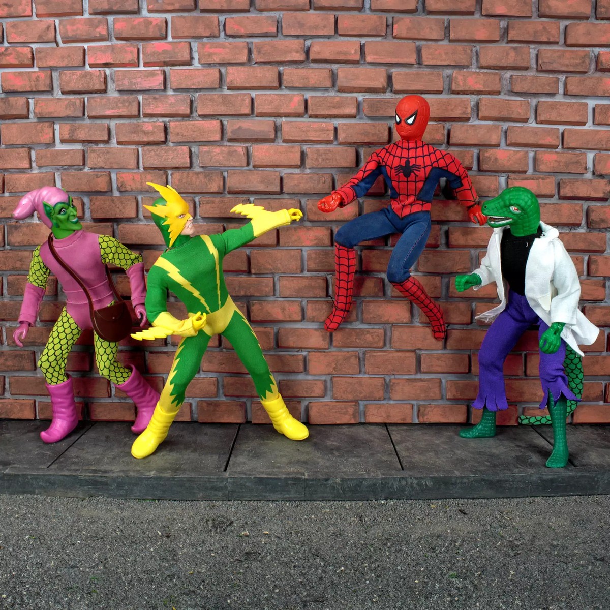 💥Spider-Man Mego 8'' Action Figure Set – World's Greatest Super