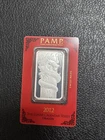 2012 1oz 999 Fine Silver Bar - PAMP Suisse Year of the Dragon (Sealed In Assay)