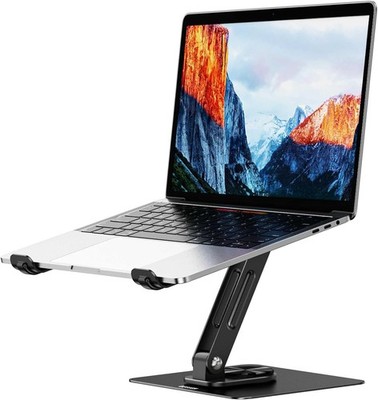 BESIGN LS12 Laptop ständer mit 360 Drehbarer Basis, Verstellbarer ergonomischer 