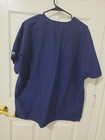 Fundamentals By White Swan Brands Large Women's Navy Blue Scrub Top One Pocket — photo 3