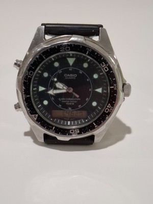 READ DESCRIPTION Casio AMW-320R 2701 Analog Digital Watch Working w New Battery