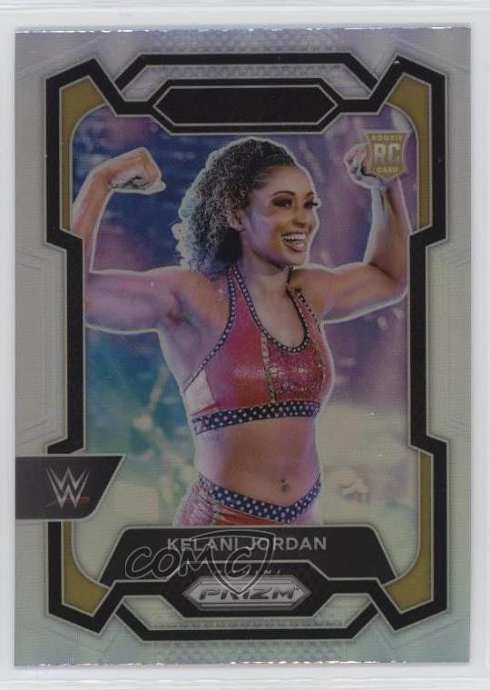 2024 Panini Prizm WWE Silver Prizm Kelani Jordan #127 Rookie RC 0g14