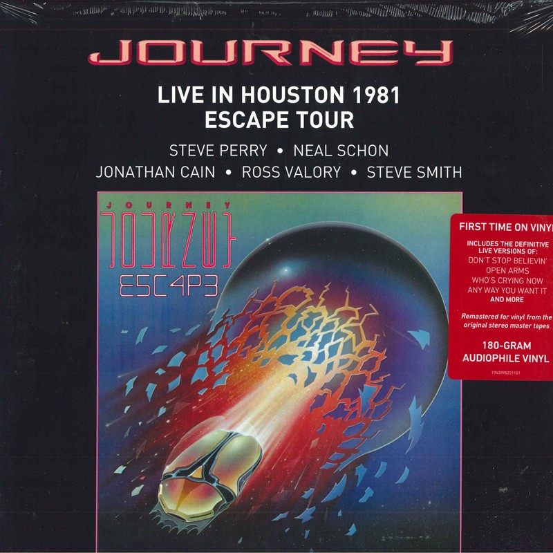 米2LP Journey Live In Houston 1981 Escape Tour 19439952211 Columbia, Legacy /00660 2LP JOURNEY Live In Houston 1981 19439952211 Columbia, Le US