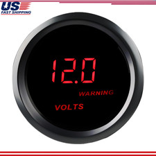 2inch 52mm Dc12v Voltmeter Red Digital Led Volt Gauge Voltage Meter Kit Car 2inch 52mm Dc12v Voltmeter Red Digital Led Volt Gauge Voltage Meter Kit Car