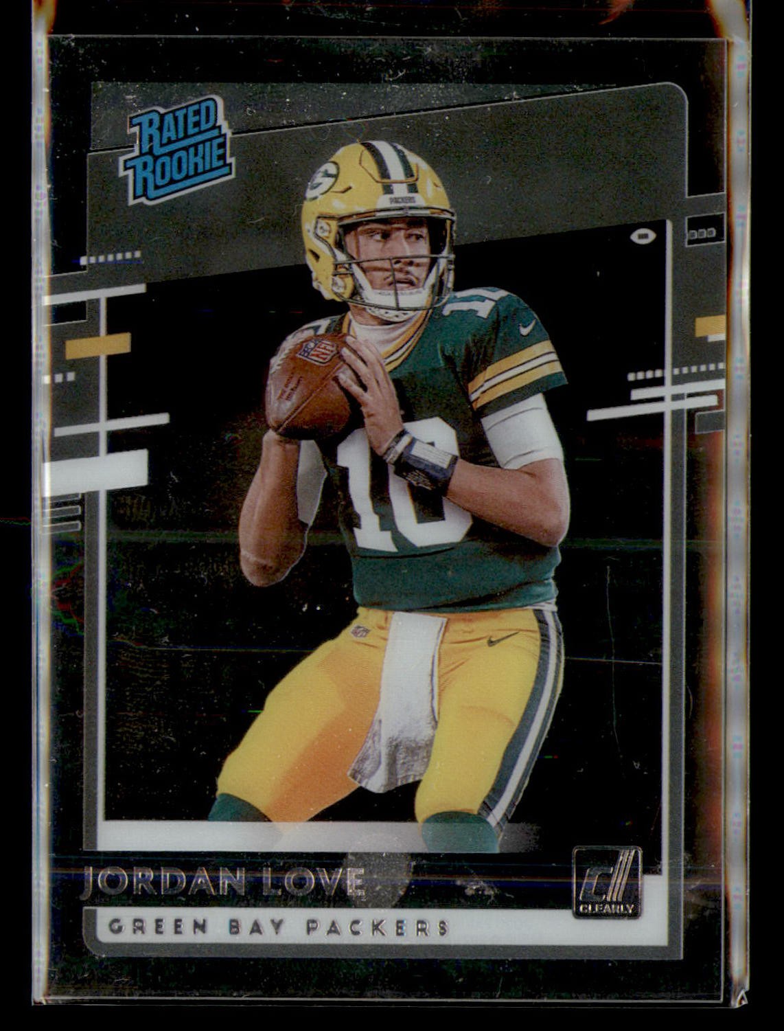 2020 Panini Chronicles #RR-JL Jordan Love Clearly Donruss Rated Rookies