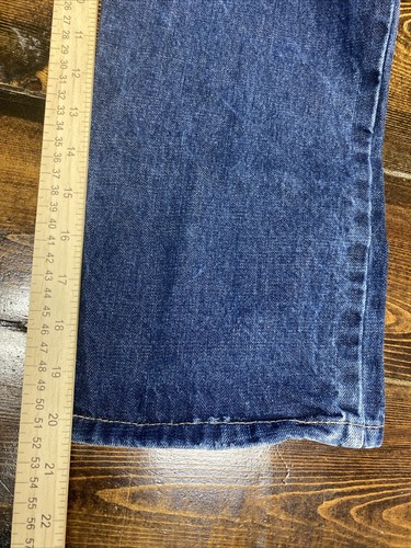 Rocawear Jeans Black Embroidered Pockets Denim Streetwear Size 7X Y2K - Picture 5 of 10