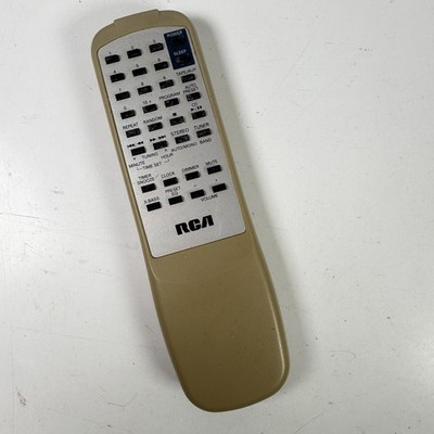 RCA Remote Control for Stereo Audio System CD Tape Tuner Receiver Tan Brown