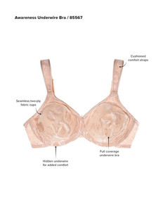 WACOAL Awareness Underwire Bra, Toast (NEW ARRIVAL)