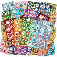 36 Sheets - Stocking Stuffers for Kids Christmas Stickers
