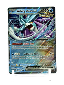 Walking Wake ex 050/162 Temporal Forces Double Rare Pokémon Card Mint