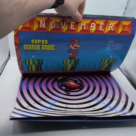 Nintendo NES &ldquo;The Power Game&rdquo; Original 1991 Calendar Mario, Zelda. Metroid