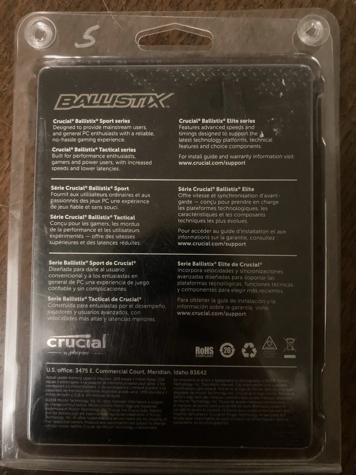 (2x8GB) DDR3 PC3-12800 1600 Non ECC Low Density Ram BLT8G3D1608DT1TX0.16FED - Image 3 of 3