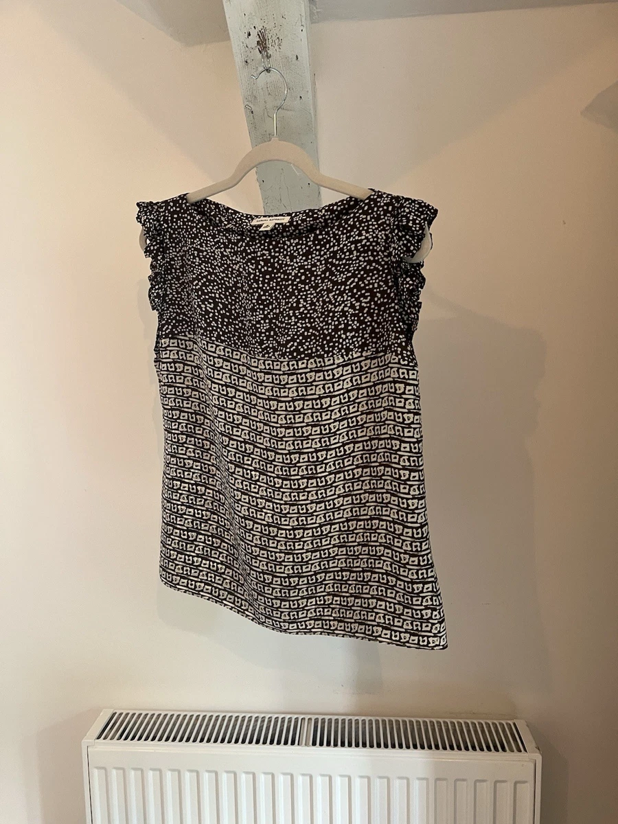 Top Sans Manches Banana Republic Taille L - Tunique Marine Unie, Neuf Avec étiquettes, Style Décontracté